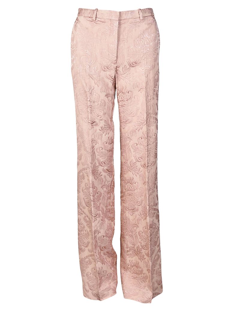 THEORY FLARED JACQUARD TROUSERS,10542610