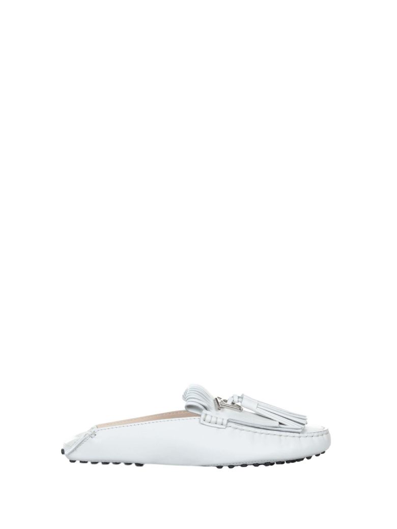 TOD'S GOMMINO SLIPPER IN LEATHER,10629167