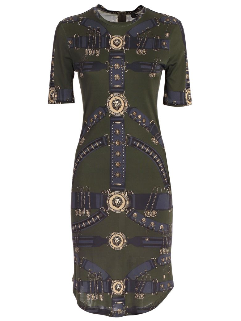 VERSUS Versus Versace Bodycon Printed Dress,10630426