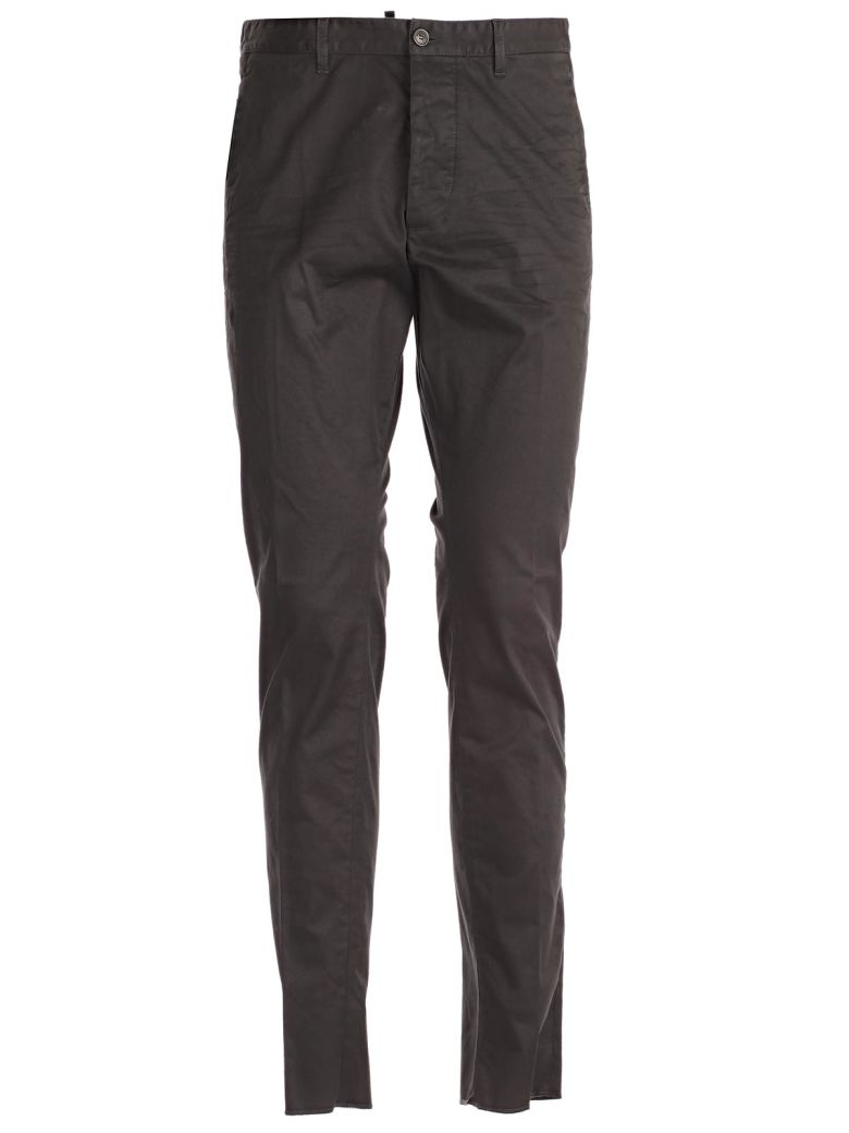 DSQUARED2 CROPPED CHINO TROUSERS,10631545