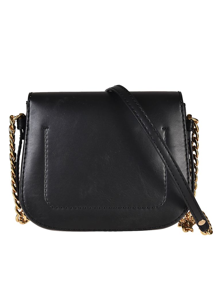 STELLA MCCARTNEY Faux Leather Stella Popper Shoulder Bag, Black | ModeSens