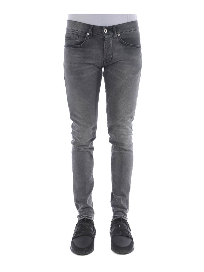 DONDUP FADED SLIM-FIT JEANS,10596809