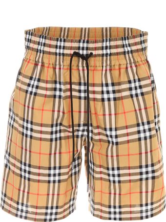 burberry shorts silver