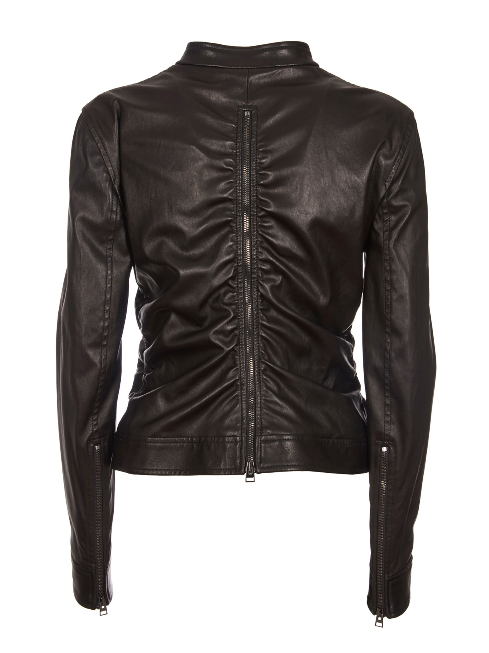 Tom Ford - Tom Ford Leather Bomber Jacket - Black, Women's Jackets ...