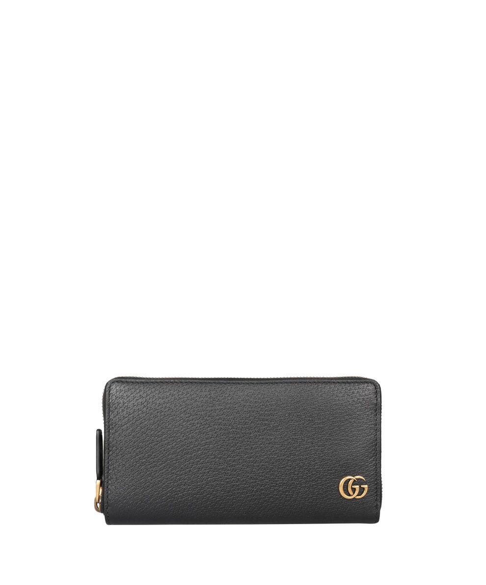 Gucci - Gucci Gg Marmont Leather Zip-around Wallet - NERO, Men&#39;s Wallets | Italist