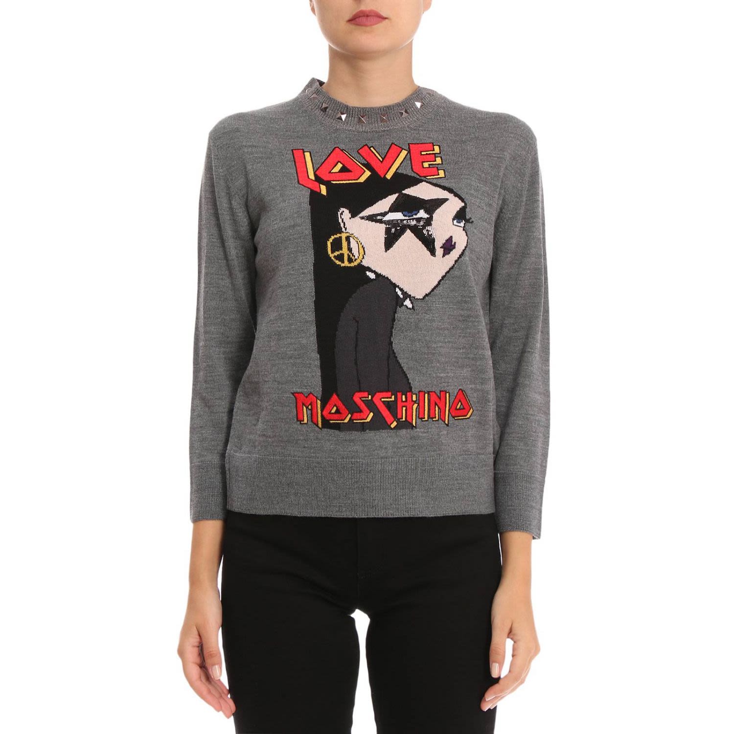 Love Moschino Sweater Sweater Women Moschino Love grey 10638986