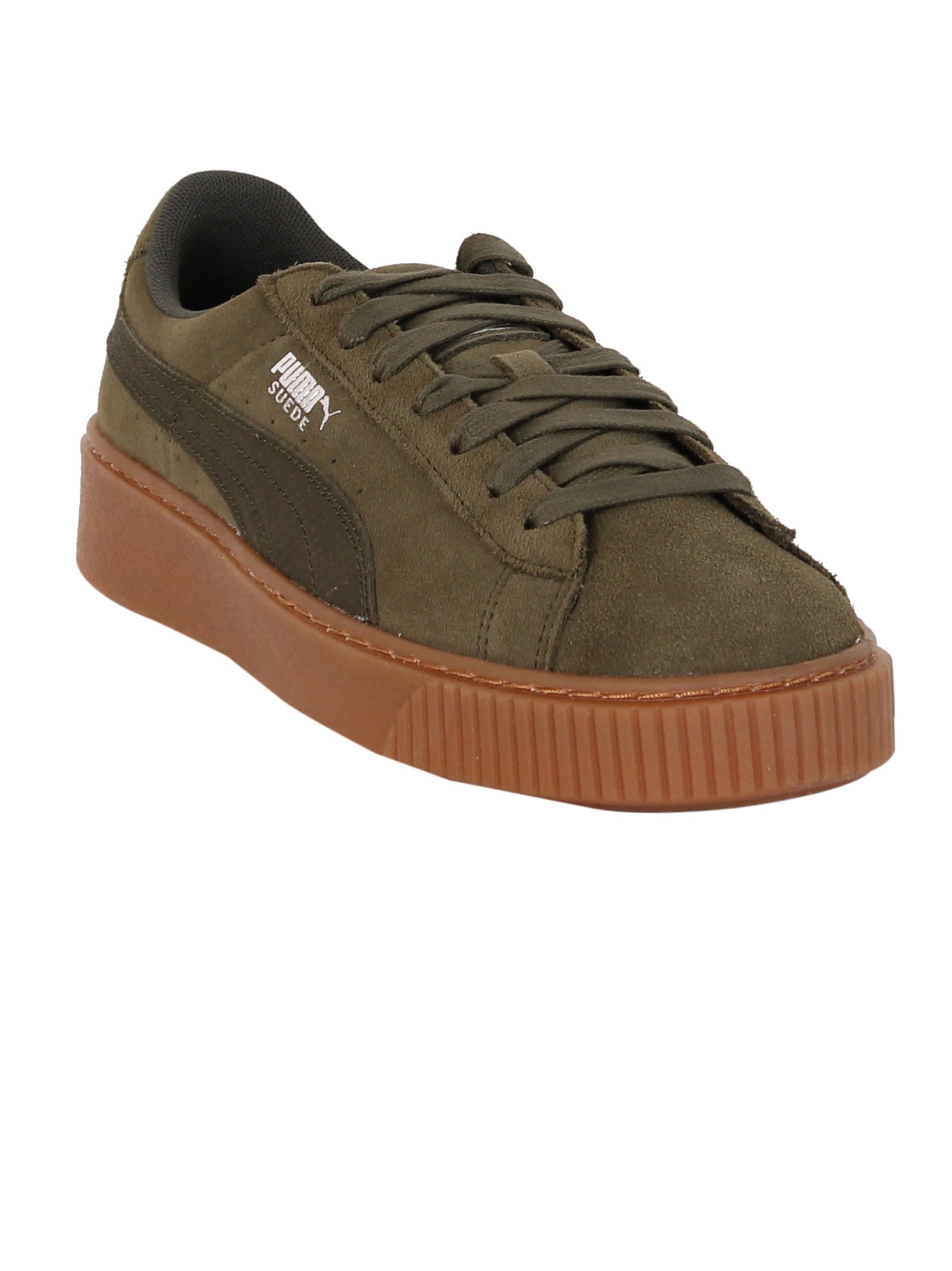 puma suede platform animal brown puma suede platform animal brown