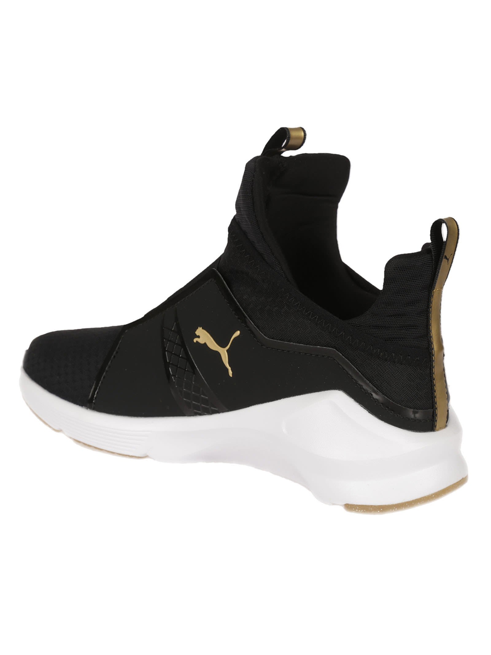 Puma Puma Black And Gold Fierce Sneakers Black, Women's Sneakers