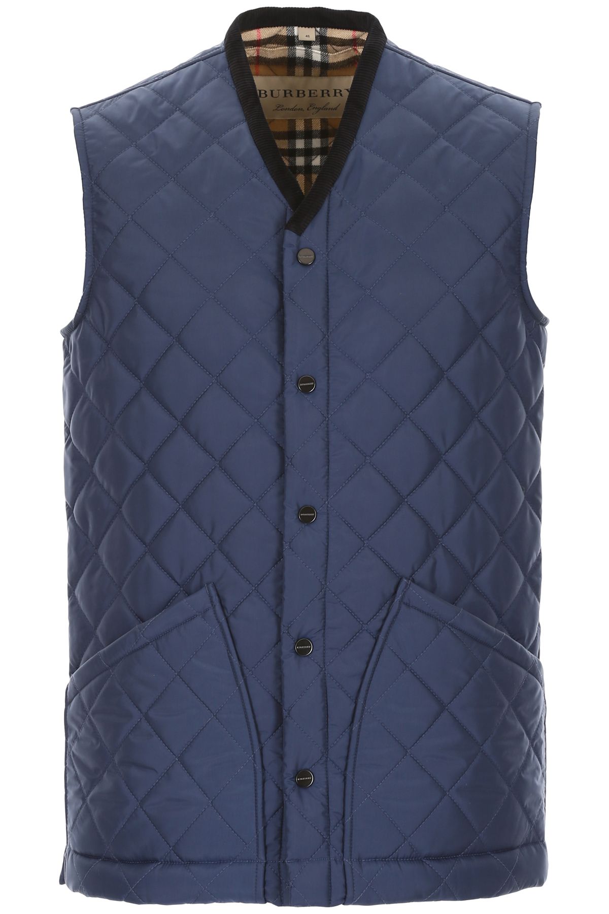 burberry vest blue