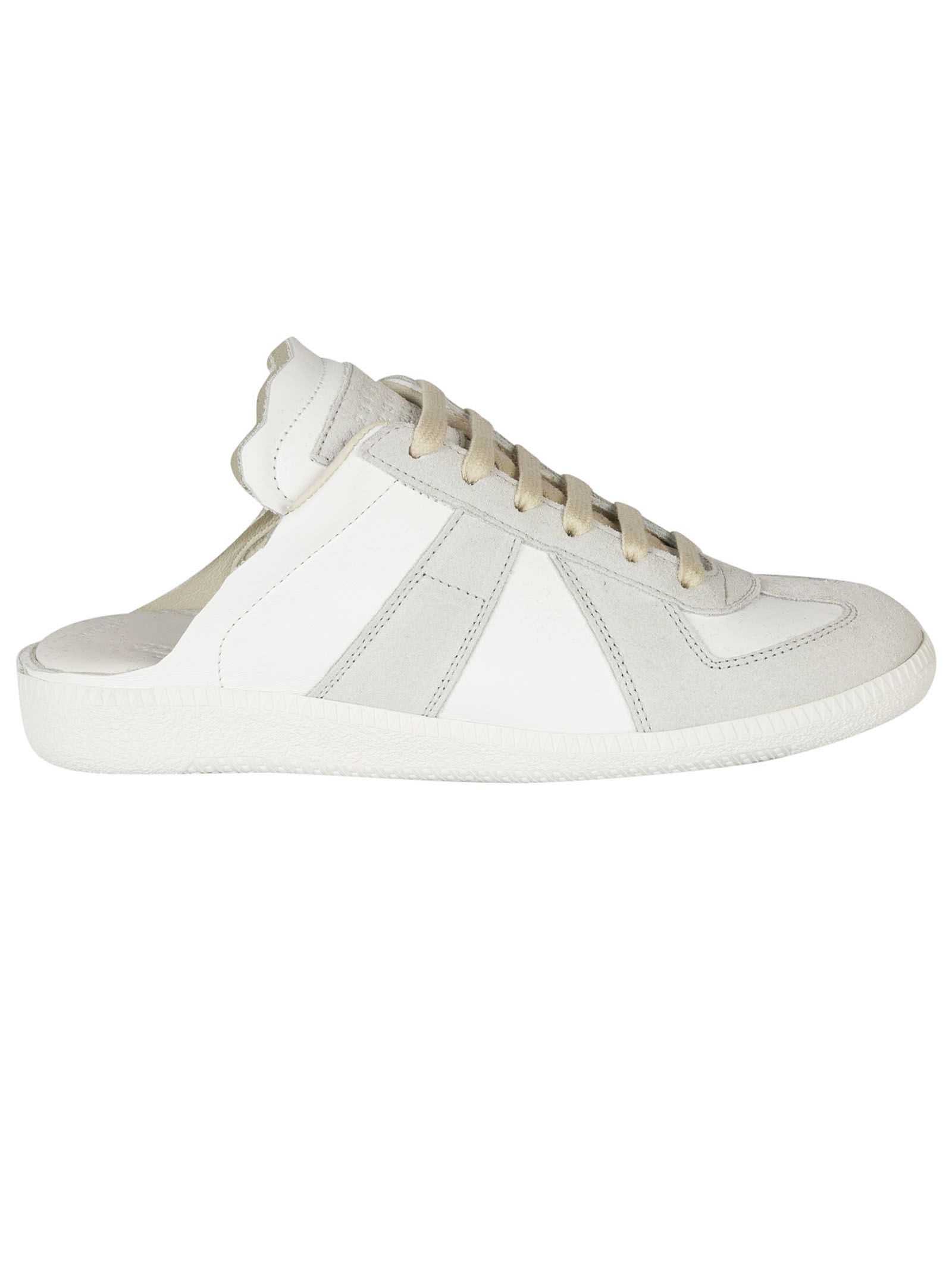 Maison Margiela Backless Sneakers - White/Grey - 6251695 | italist