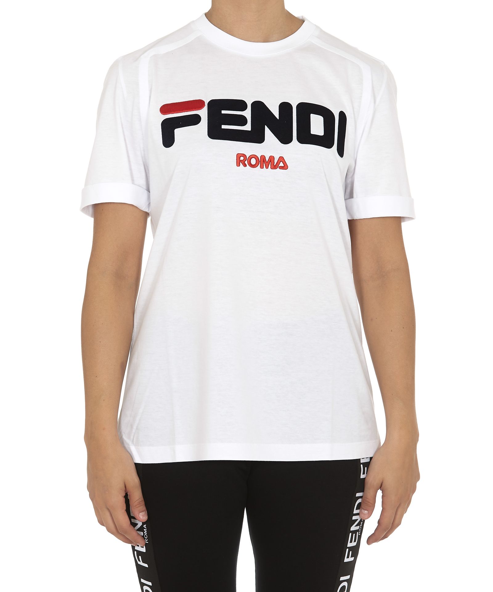SALE／60%OFF】 Fendi FILA Tシャツ M Tシャツ/カットソー(半袖/袖なし 