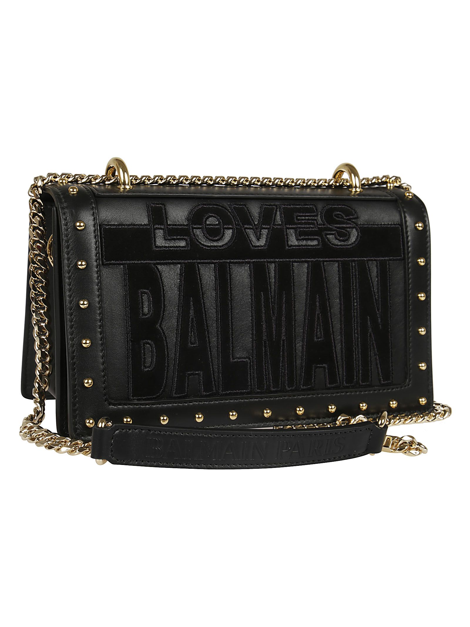 balmain loves crossbody bag