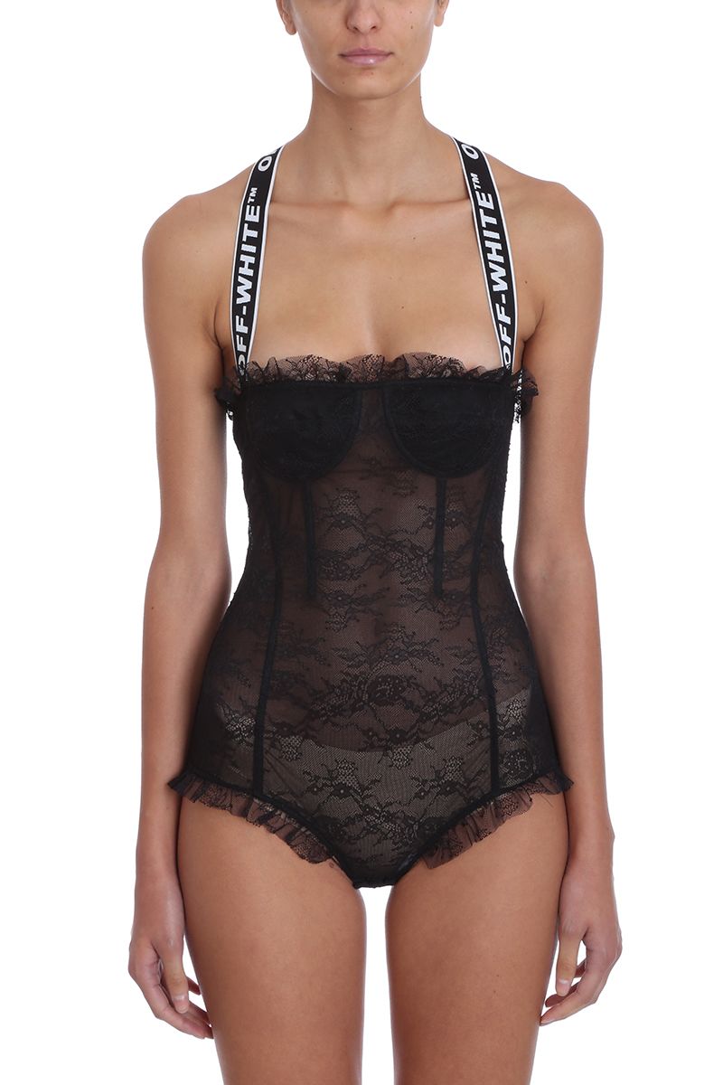 off white lace bodysuit