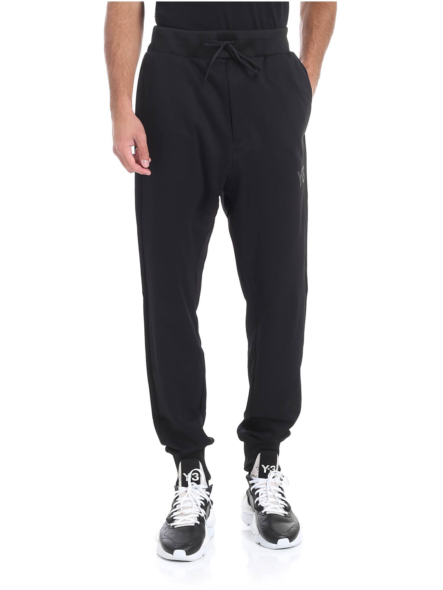 Y-3 Y3 Tapered Track Pants In Basic | ModeSens