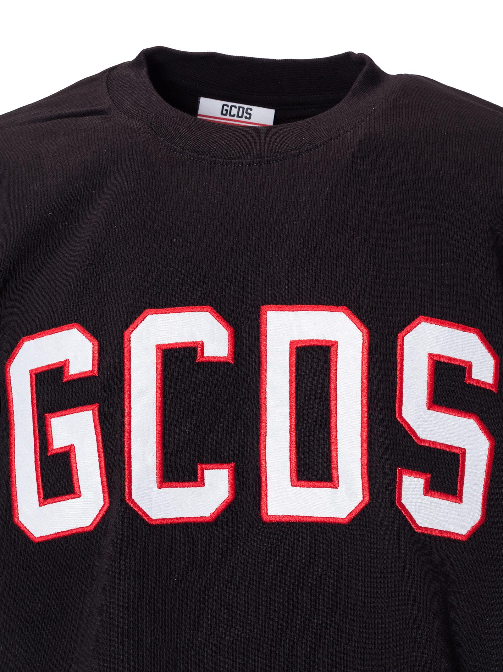 italist | Best price in the market for GCDS Gcds Logo T-shirt - Nero ...