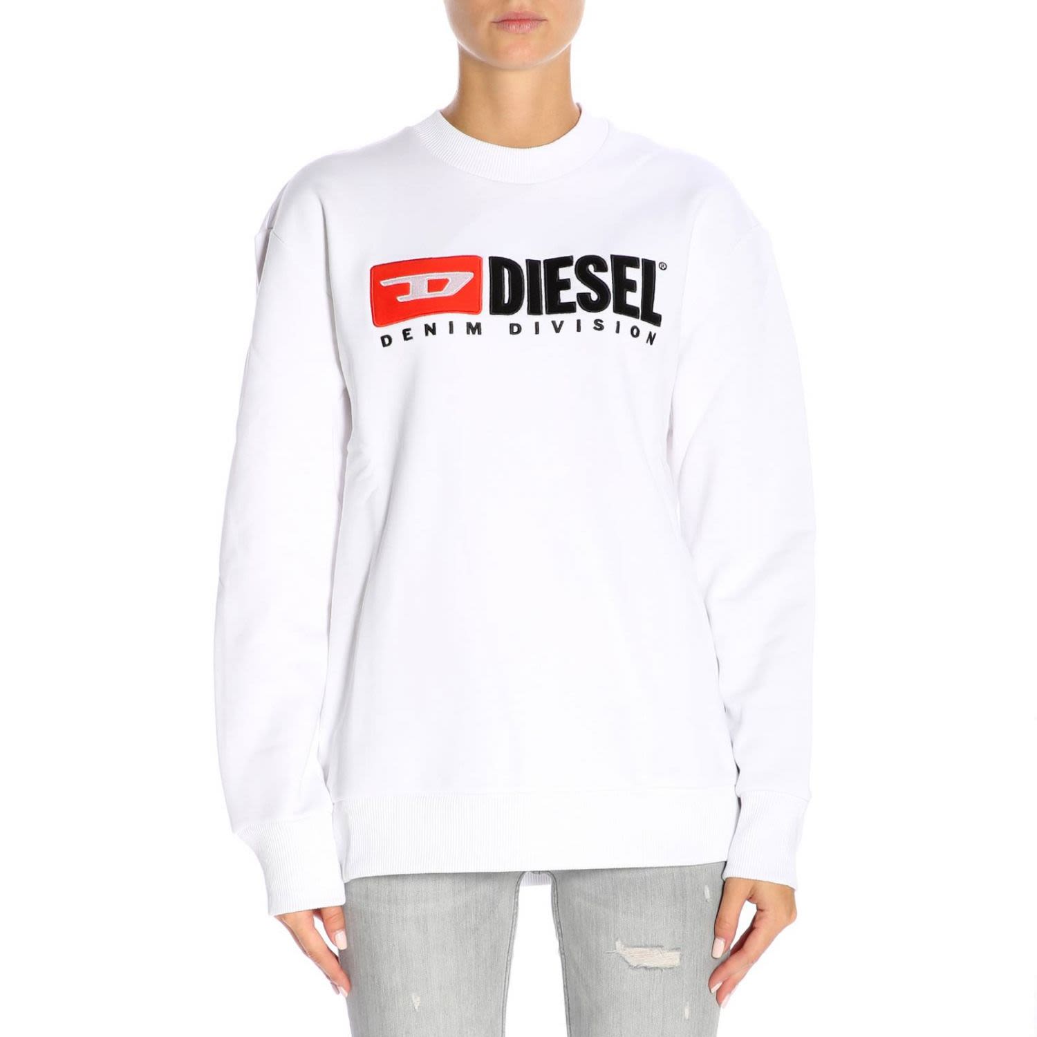 diesel white sweatshirt