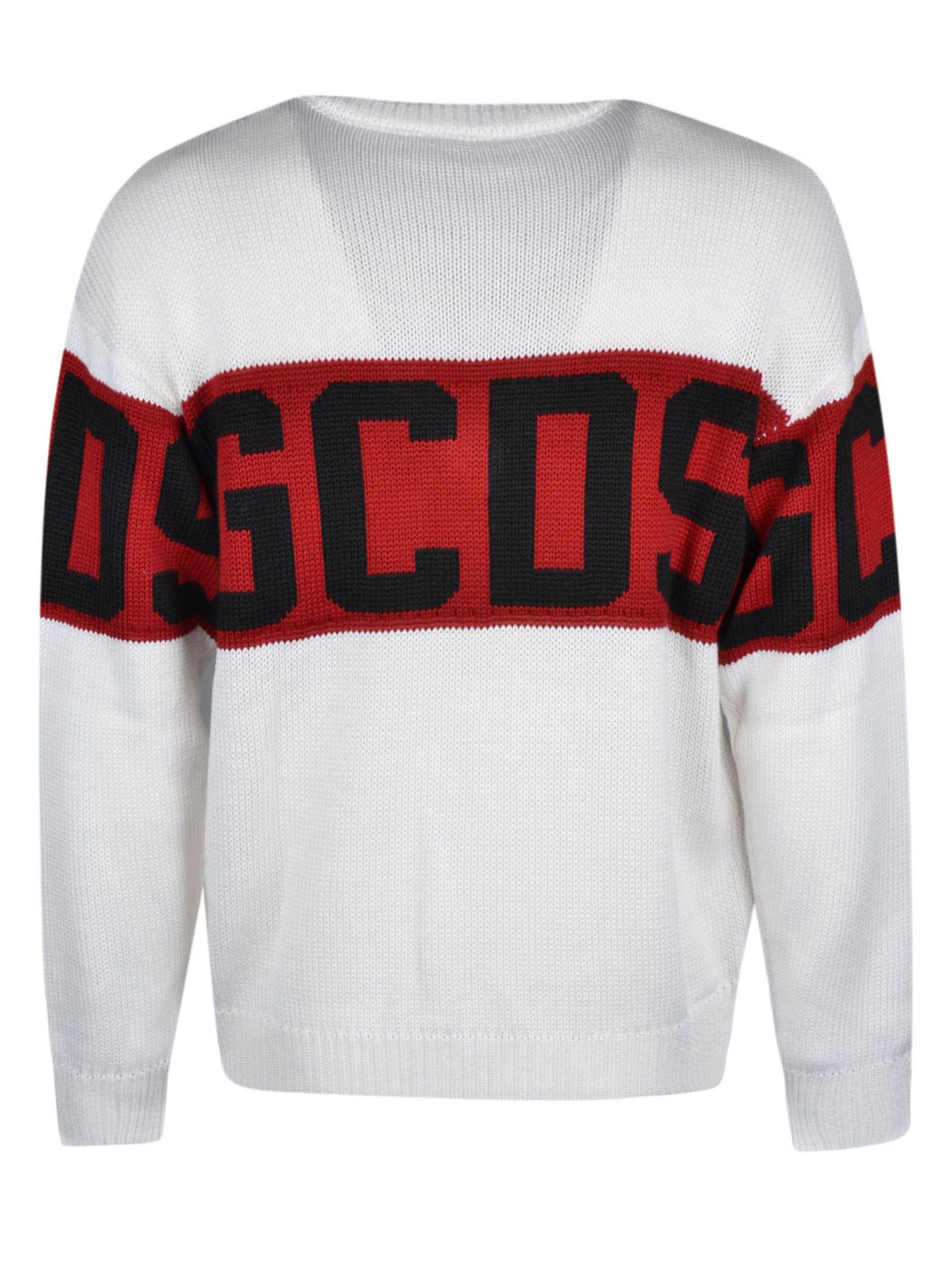 italist | Best price in the market for GCDS Gcds Logo Sweater - Bianco ...