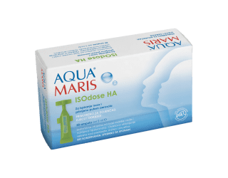 AQUA MARIS ISOdose HA ampule za ispiranje nosa i primjenu putem aerosola, izotonična otopina 