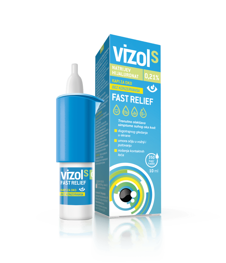 Vizol S Fast Relief umjetne suze u kapima