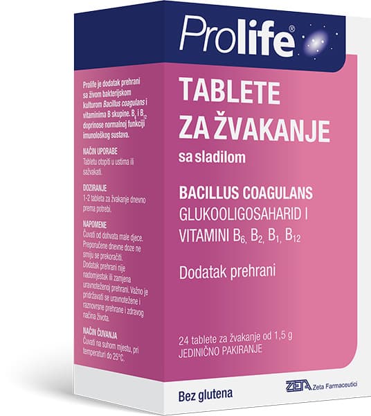 Prolife probiotik dobre bakterije - tablete za žvakanje