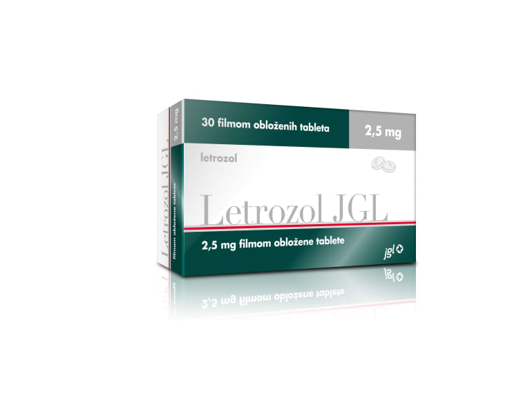 Letrozol JGL 2,5 mg filmom obložene tablete