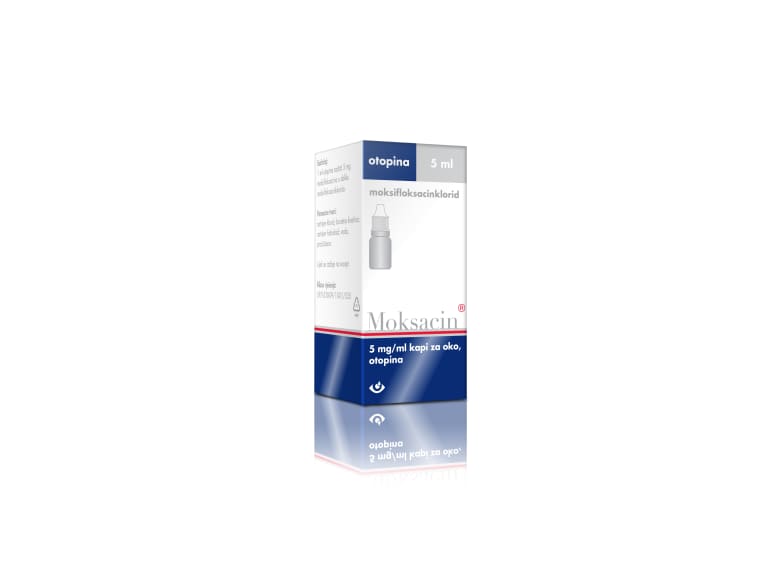 Moksacin 5 mg/ml eye drops, solution