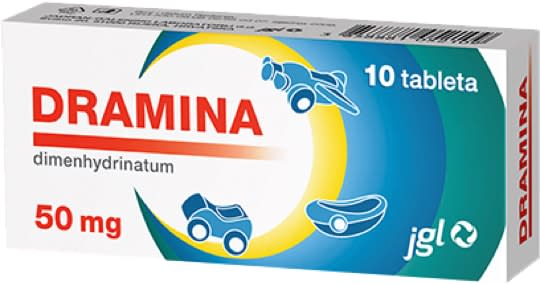 Dramina tablets, 50 mg