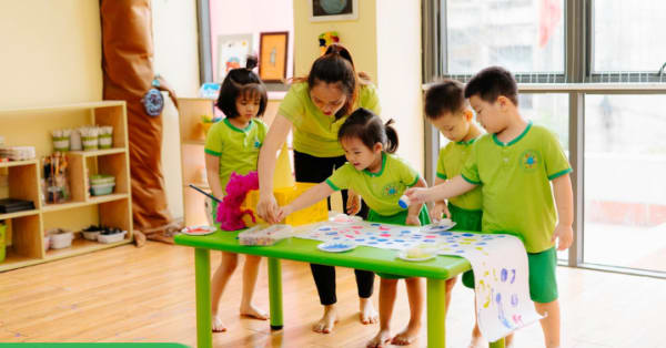 TOP 4 TRƯỜNG MẦM NON TƯ THỤC TỐT KHU VỰC CẦU GIẤY