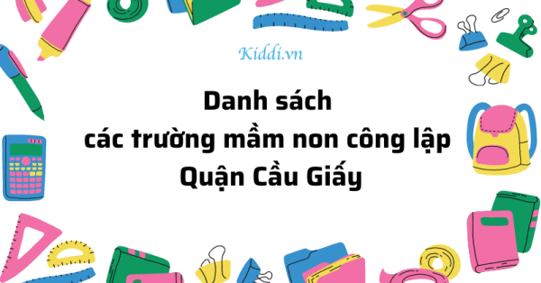 Danh sách các trường mầm non công lập Quận Cầu Giấy, Hà Nội