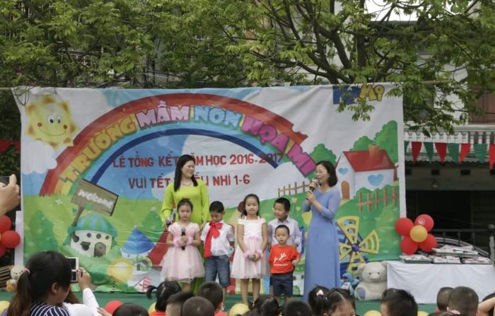 DANH SÁCH TRƯỜNG MẦM NON CÔNG LẬP QUẬN BA ĐÌNH