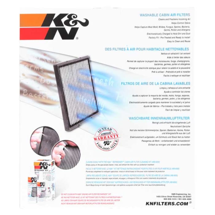 K/&N VF3009 Voitures Filtre /à Air Cabine