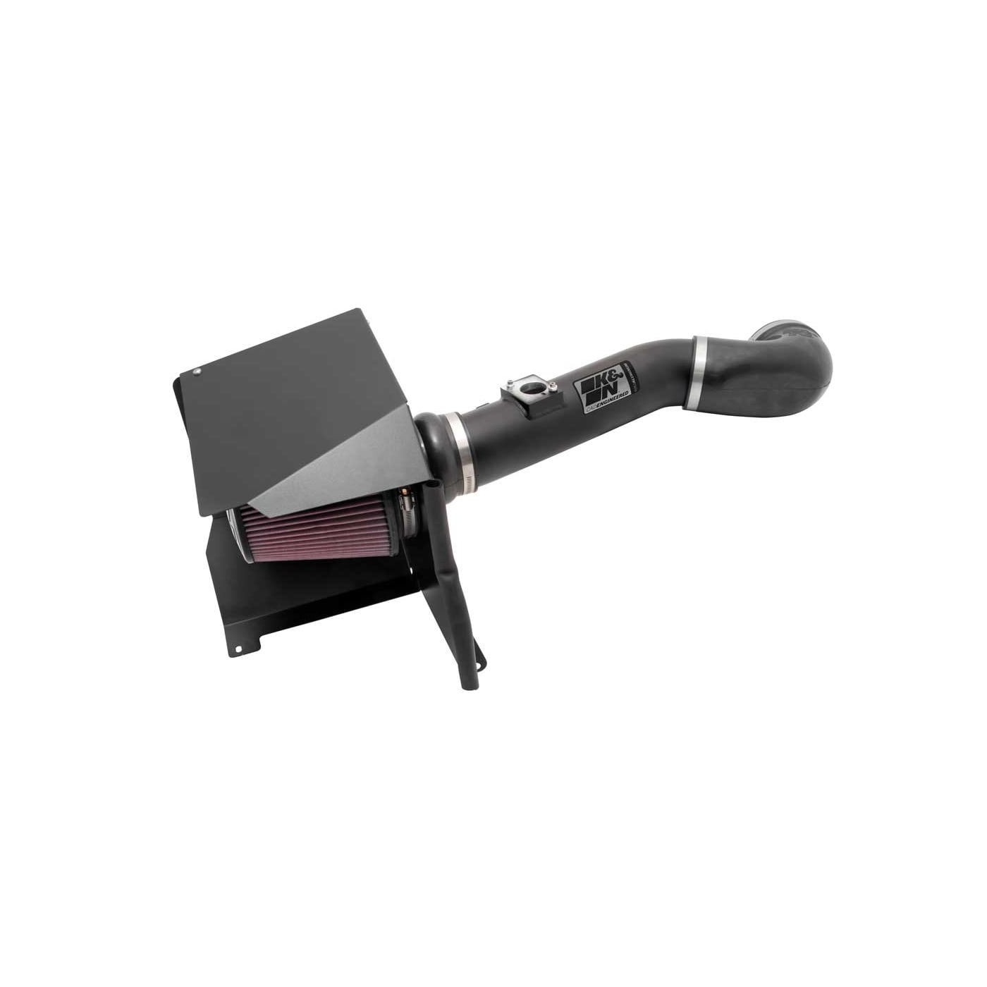 K/&N 77-3086KTK Performance Air Intake System with Red Air Filter Wrap
