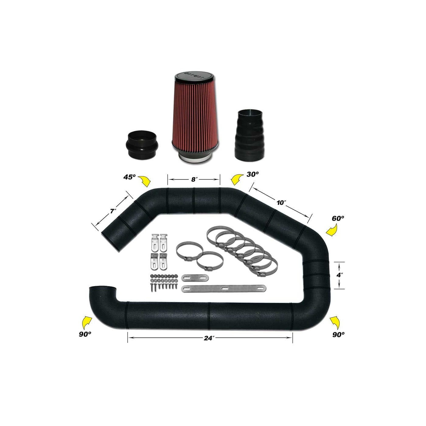 AIRAID 300-786 Jr Intake Kit with Synthaflow Oiled Filter