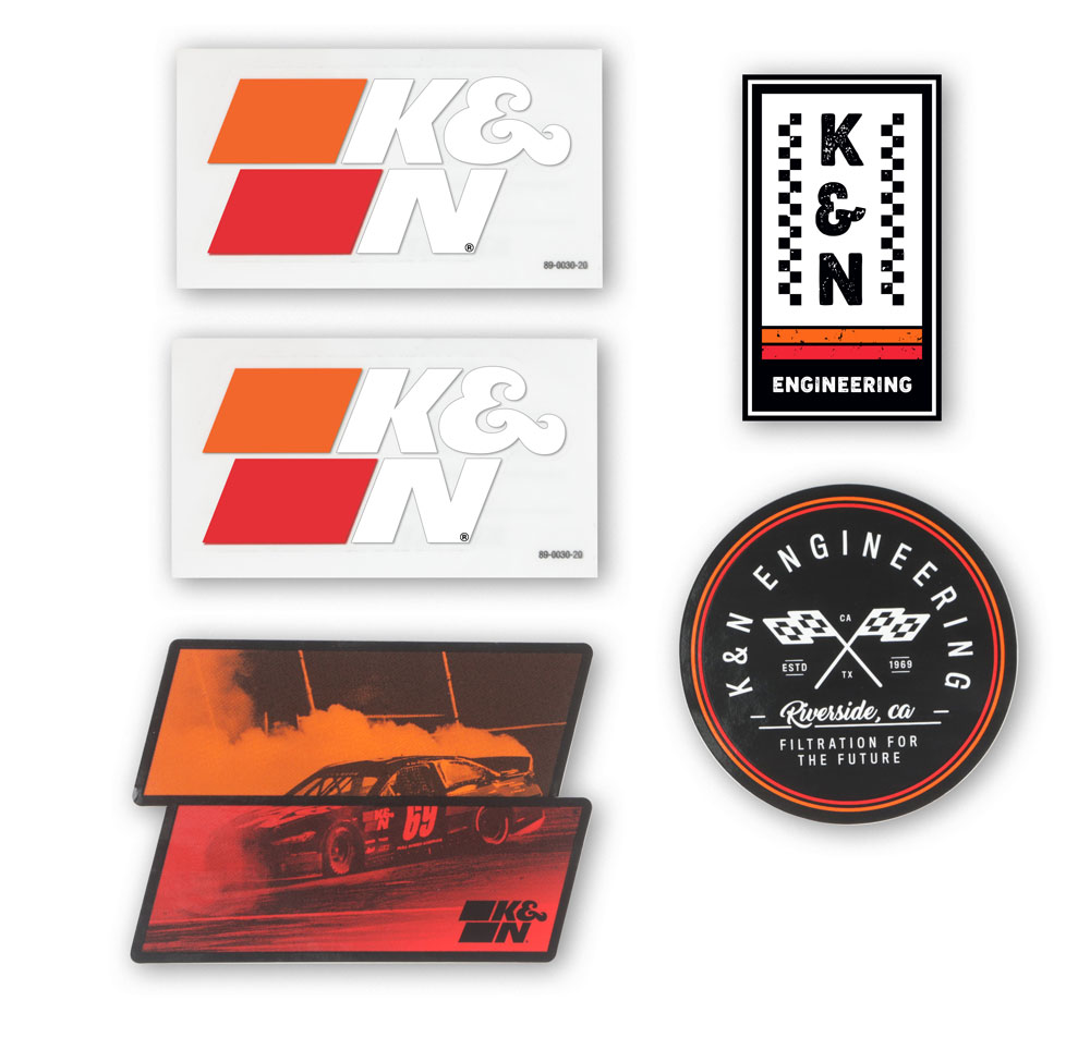 Sticker Decal KN K und N 57i K&N Stop 65x65mm Aufkleber Autocollant Étiquette 