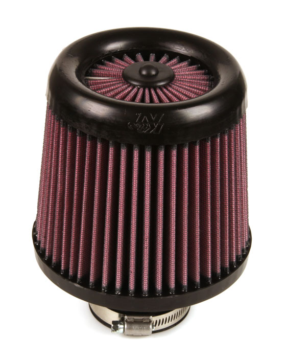 K&N Universal X-Stream Clamp-On Air Filter 3.313in Flg ID/4.875in Base OD/4in Top OD/4.25in H