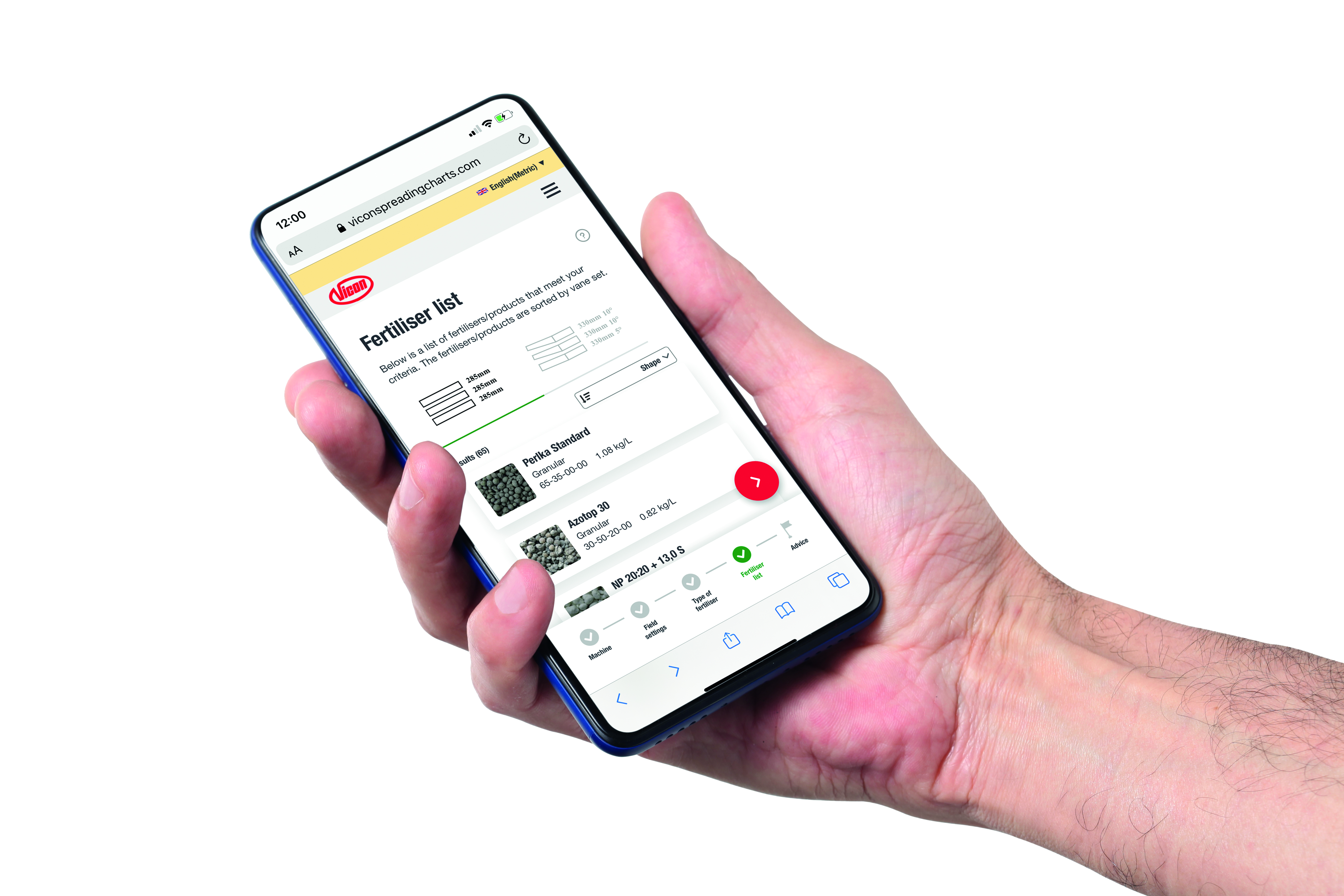 Neue Streutabellen App und Webseite