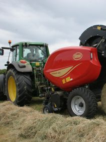 Fixed Chamber round balers - VICON FIXBALE 500, specialist baler for heavy silage conditions with low power requirments for efficient operation