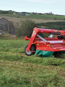 Mower Conditioners - Kverneland 4300 LT LR CT CR, BX Swath Belt speed up collection of crop