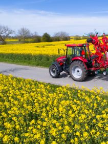 Kverneland 8460 - 8480, compact transported by tractor