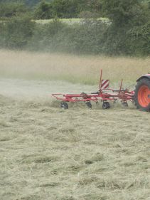 Kverneland 8460 - 8480, compact tedders for hay making