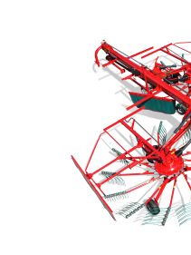 Double rotor rakes - Kverneland 9577 S, double rake with superb performance and Exceptional maneuverability