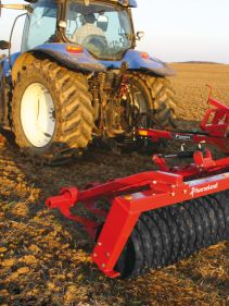 Rollers - Kverneland Actiroll, efficient soil and levelling, strong frame concept, contoura