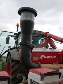 Kverneland Optima V, contains a hydraulic variable telescopic frame