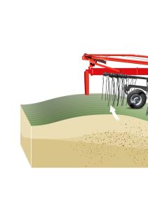 Double Rotor Rakes - VICON ANDEX 804-844-904 HYDRO-904 PRO, high performance also under though conditions cause by a strong carrier frame