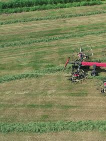 Four Rotor Rakes - VICON ANDEX 1304 PRO, super efficient in use during field operation with ISOBUS option