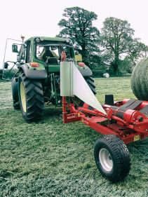 Bale Wrappers - VICON BW 2400, trailed wrapper produced for smaller tractors and is very ease to operate