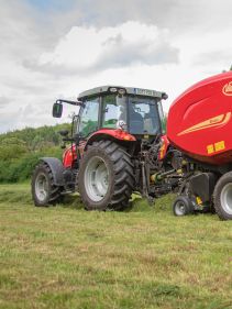 Fixed Chamber round balers - VICON RF 4225, maximal capacity in all crop conditions, the system ensures maximal bale rotation