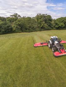 Mower Conditioners - VICON EXTRA 7100T VARIO - 7100R VARIO - EFFICIENT BUTTERFLY MOWER COMBINATION, outstanding performance with new QuattroLink suspension