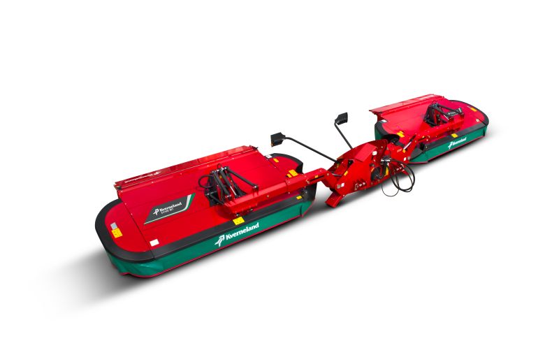 Mower conditioners - Kverneland 53100 MT, butterfly mower combination with QuattroLink suspension concept