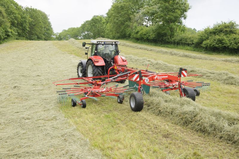 Double Rotor Rakes - Kverneland 9580 C - 9584 C - 9590 C Hydro, heavy duty rakes which performs in the toughest conditions